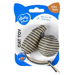 Duvo+ Rope muis & bal 2 stuks