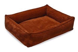 Designed by Lotte Ribbed Bed - Terra - 95 x 80 x 23 cm