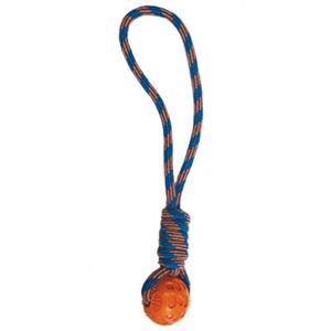 Happy pet Spoel en bal tugger blauw / oranje