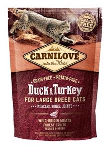 Carnilove Duck & Turkey f/ Large Breed Cats - Muscles Bone & Joints 400g