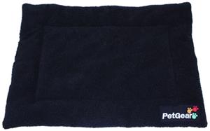 PetGear Hundematte 76 X 53 Cm Wolle/polyester Schwarz