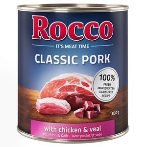 Rocco Classic Pork 6 x 800 g Kip & Kalf