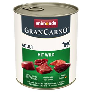 Animonda GranCarno 6 x 800 g  Original Adult Wild