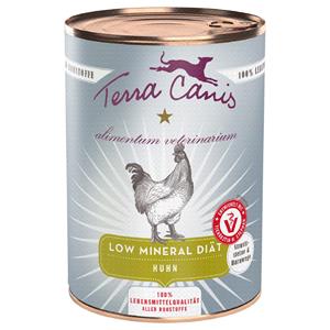 Terra Canis 6x 400g  Alimentum Veterinarium Mineraalarm Dieet Kip Hondenvoer Nat