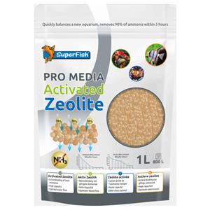 SuperFish Pro Media Actif Zeo - Filtermateriaal - 1000 ml