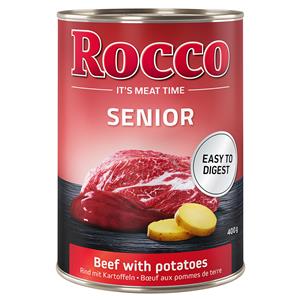 Rocco 6x400g Senior Senior Rund & Aardappelen  Hondenvoer