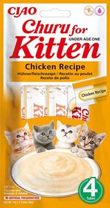 inabadenko Inaba Churu Kitten Chicken - Leckerli für Katzen - 4x14 g