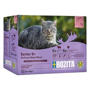 Bozita 12x 85g  Morsels in Sauce Senior Gemengd Pakket Nat Kattenvoer