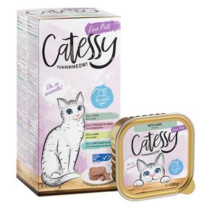 Catessy Mixpak  Kuipjes 8 x 100 g Kattenvoer - Fijne Paté Mix II