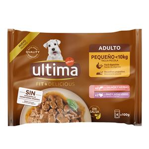 Affinity Ultima 44x 100g Ultima Fit & Delicious Mini Hond Volwassen Zalm & Kalkoen hondenvoer nat