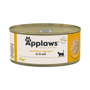 Applaws Kattenvoer in Bouillon 6 x 156 g - Kippenborst
