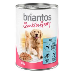 Briantos Chunks in Gravy 6 x 415 g - Zalm en Wortel