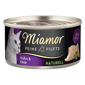 Miamor Fijne Filets Naturel Kattenvoer 6 x 80 g - Kip & Eend