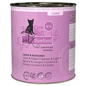Catz Finefood Blik Kattenvoer 6 x 800 g - Lam & Konijn