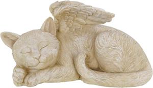 Urnwebshop Katten Urn met Engelenvleugels (1 liter)