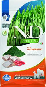 N&D Spirulina hondenvoeding Haring medium/maxi 2,5 kg