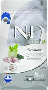 N&D White hondenvoeding voor de witte hond small breed 2 kg