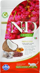 N&D Quinoa kattenvoeding Skin&Coat Haring 1.5 kg.