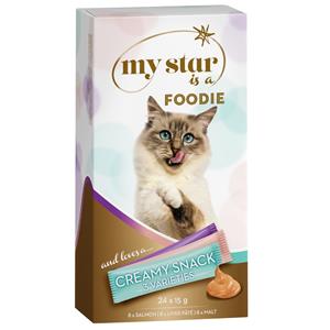My Star 24x15g Creamy Snack Mixpack  is a Foodie Kattensnack