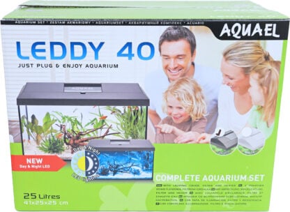 Aquael Aquarium Leddy 40 Day&Night Zwart