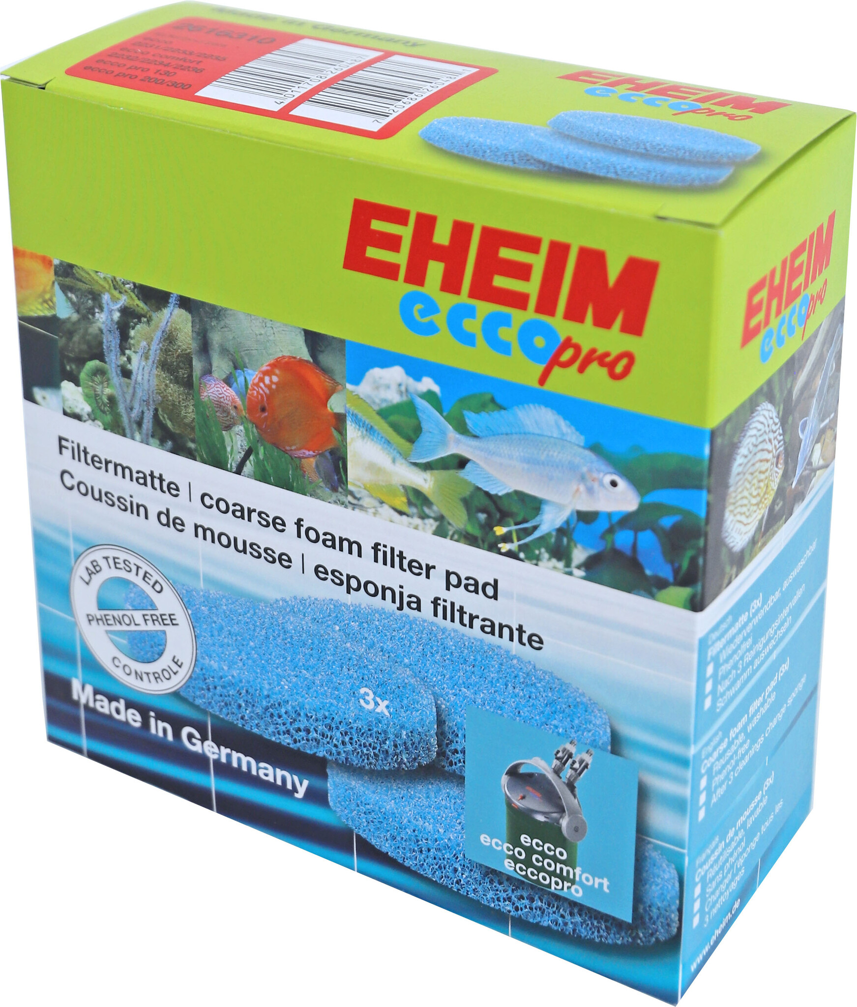 EHEIM Filter Pad-Bl.(3 Pcs) F/2231-33