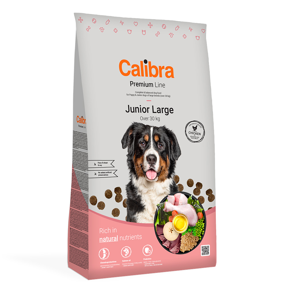 Calibra 12kg  Dog Premium Line Junior Large Breed hondenvoer droog