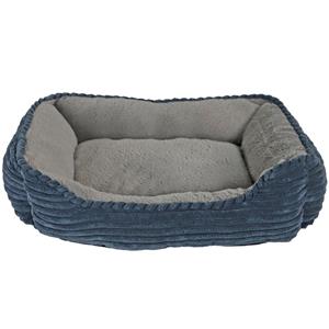 Boon Divan Corduroy Blauw - Grijs 50 x 40 cm