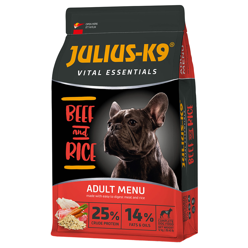 JULIUS K-9 12kg JULIUS-K9 High Premium Vital Essentials rund hondenvoer droog