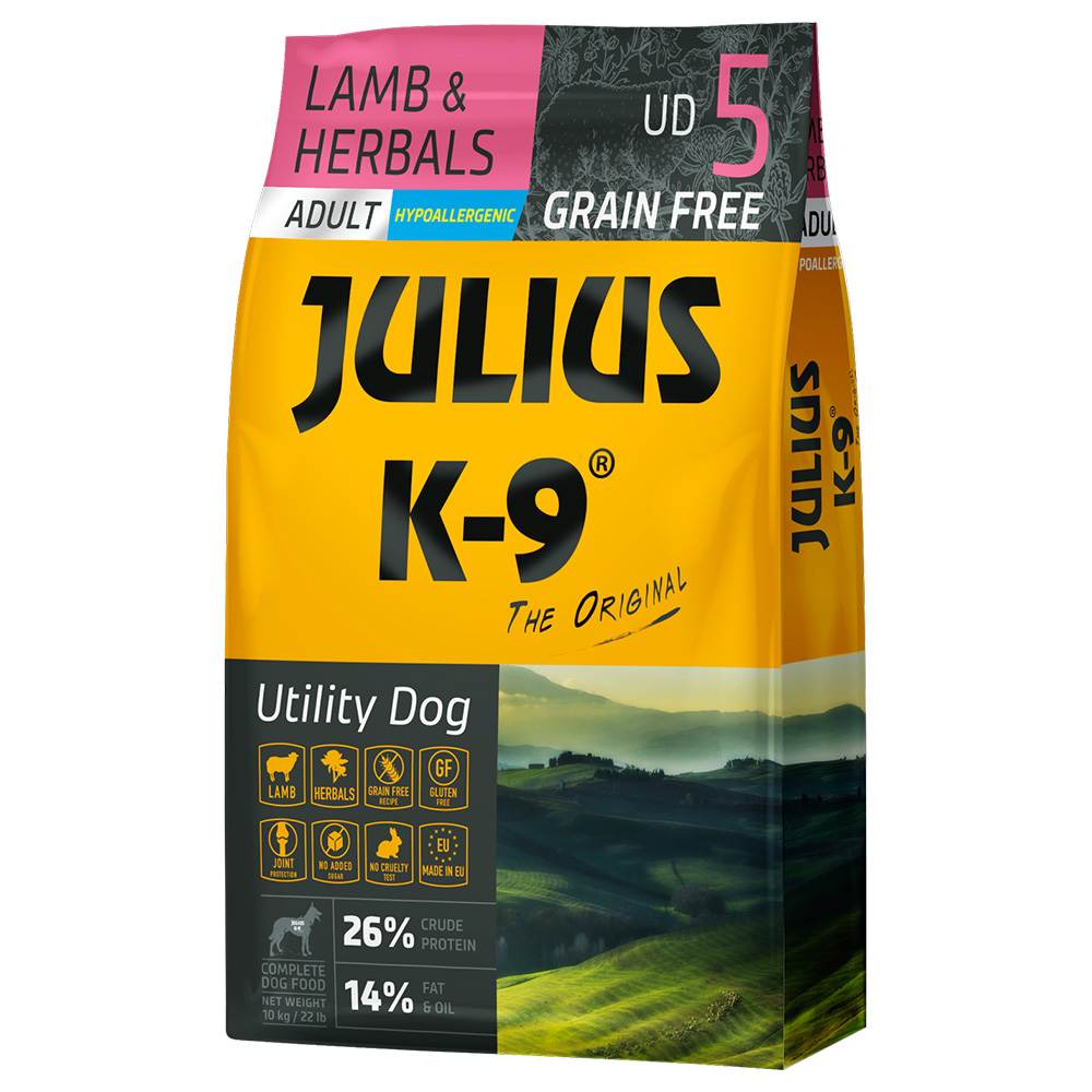 JULIUS K-9 10 kg  Adult lam & kruiden droogvoer voor honden
