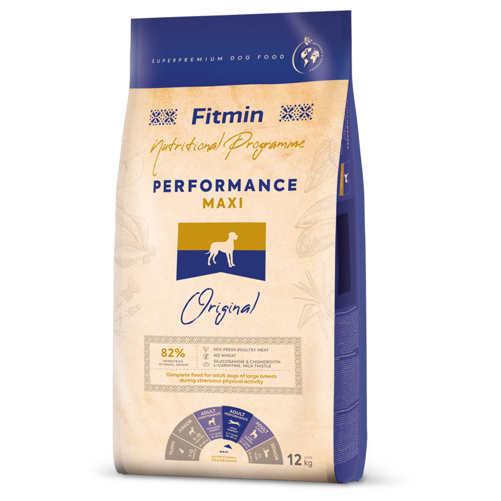 Fitmin 12kg  Program Maxi Performance hondenvoer droog