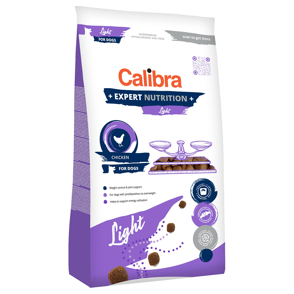 Calibra 2x 12kg  Expert Nutrition Light Kip Hondenvoer Droog