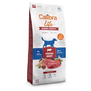 Calibra 12kg  Life Senior Medium Breed met vers Rundvlees hondenvoer droog