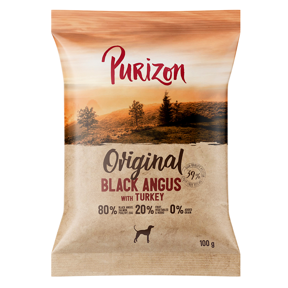 Purizon 100g Adult Black Angus-Rund met Kalkoen  Hondenvoer