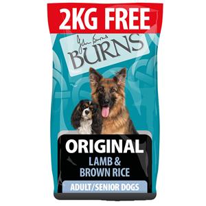 Burns Adult Original Lam & Bruine Rijst Hondenvoer - 14 kg