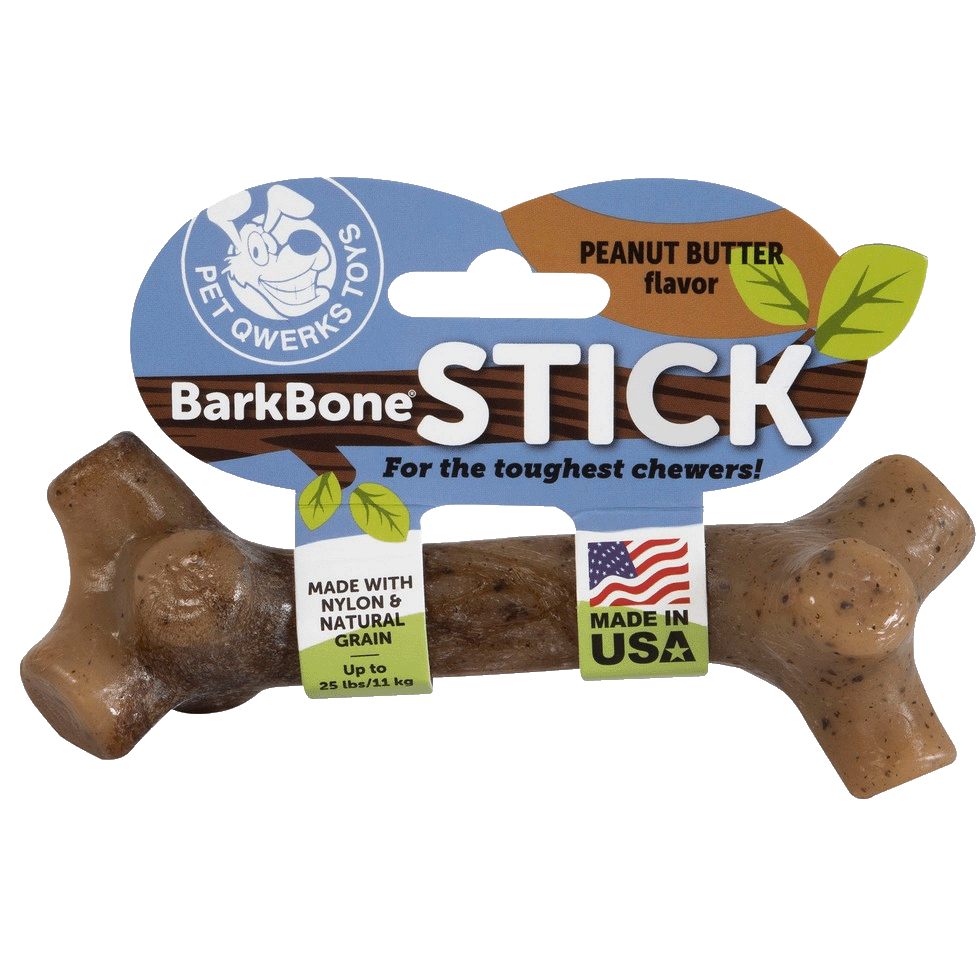 Pet Qwerks BarkBone Stick Peanut Butter - LG