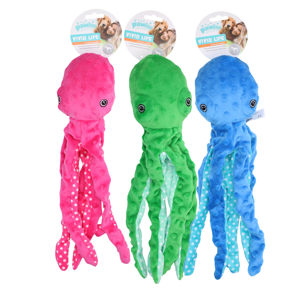 Pawise Multicolor plush octopus