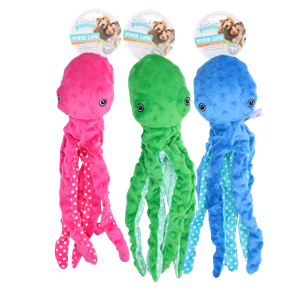 Pawise Multicolor plush octopus - Maat M