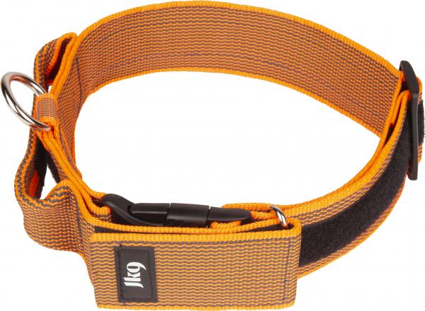 Julius-K9 Halsband Met Beveiligingssluiting 50Mm Orange Grey
