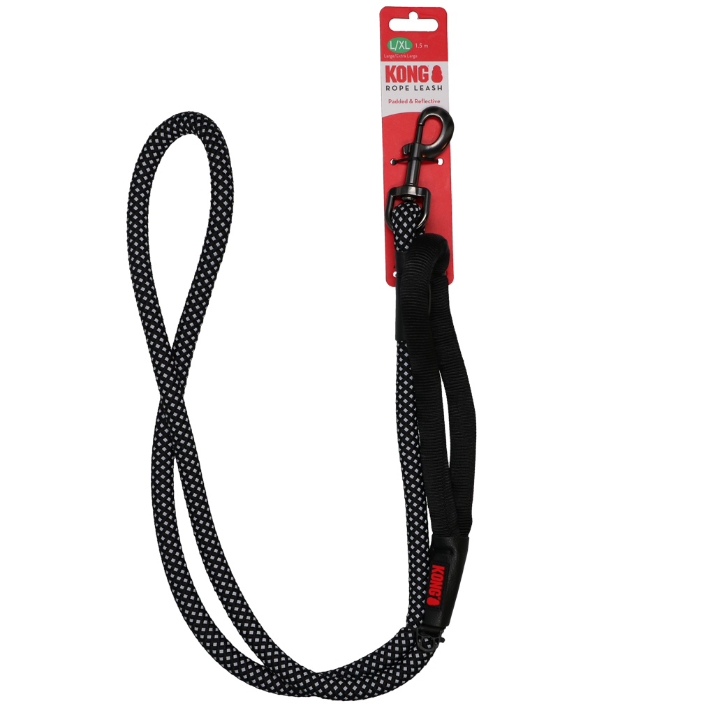 KONG Rope leash One Size Black