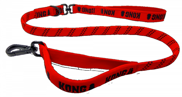 KONG Zero-Shock Leash One Size Red