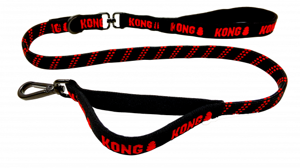 KONG Zero-Shock Leash One Size Black