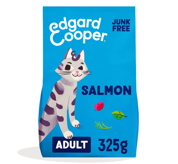 Edgard&Cooper Edgard & Cooper graanvrij zalm kattenvoer 325gr