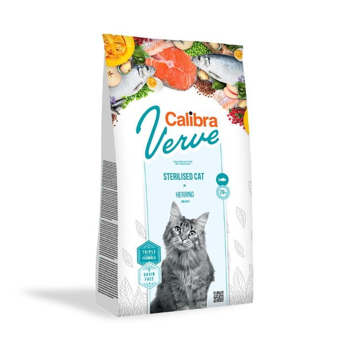 Calibra Verve Grain Free - Sterilised Cat - Herring 3,5 kg