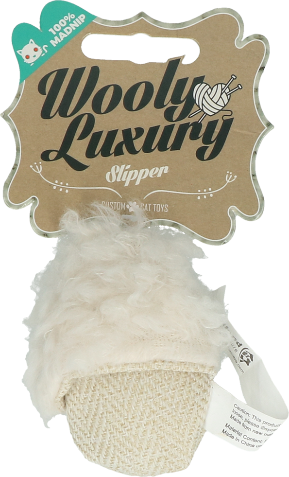 Wooly Luxury Slipper Wit