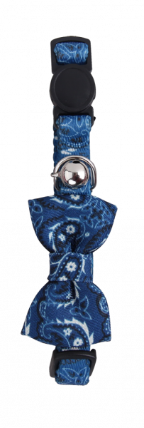 Pawise Cat Collar WBowknot Blauw