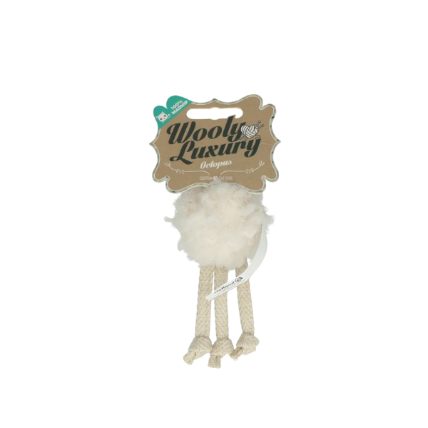 Wooly Luxury Octopus White