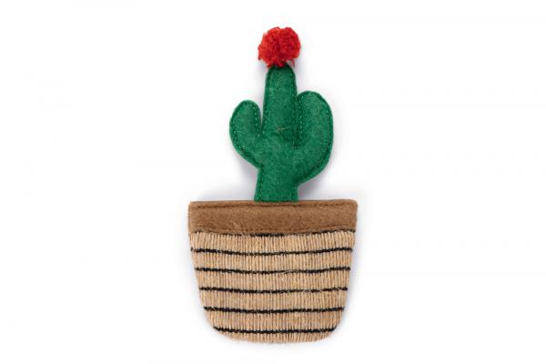 BEEZTEES Catnip Cactus Ota - Kattenspeelgoed - 12x6x2 cm