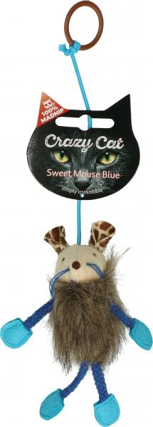 Crazy Cat Sweet Mouse Blue Met 100% Madnip