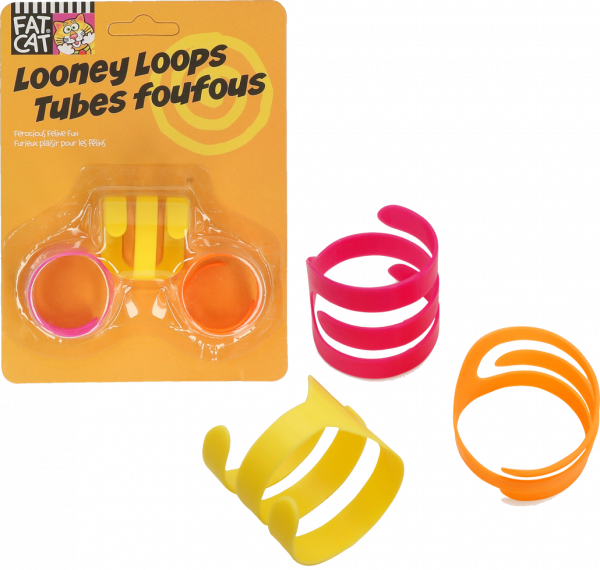 Petmate Doskocil Looney Loops (Multicolor) 3St