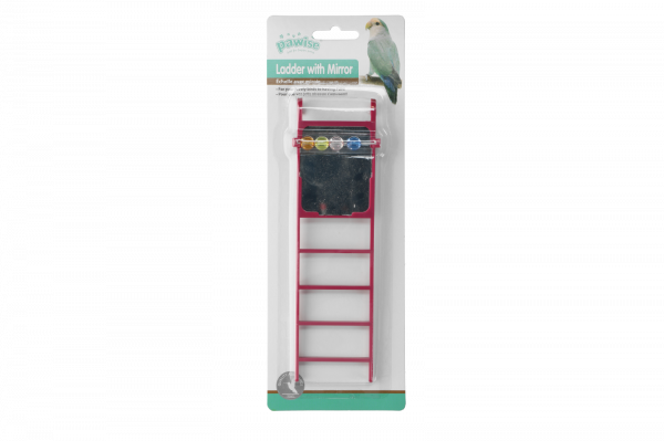 Pawise Bird Ladder With Mirror